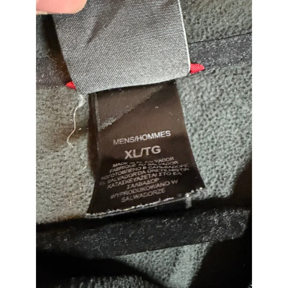 The North Face Fleece Pullover Mens XL Gray 1/4 Zip Sleeve Pocket Activewear